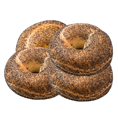 Poppy Bagels 4pk